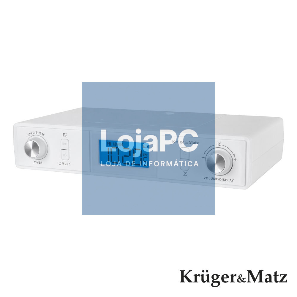 Relógio Despertador FM e Bluetooth V2.1+EDR  KRUGER MATZ