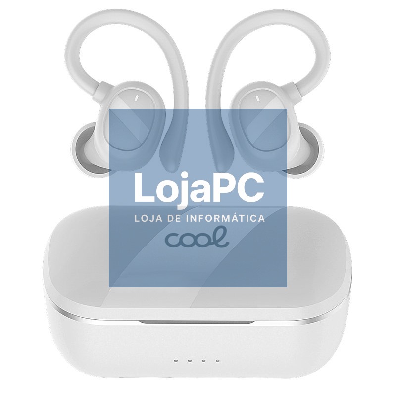 TWS Wireless Dual Pod Earbuds Stereo Bluetooth Headphones COOL Fit Sport White