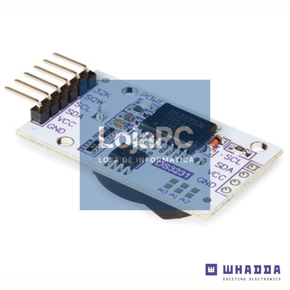 Módulo de Relógio DS3231 RTC WHADDA