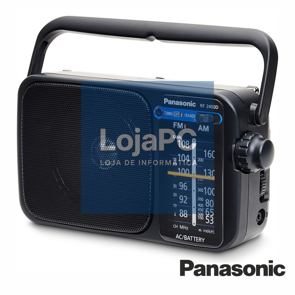 Rádio Portátil AM/FM A Pilhas PANASONIC