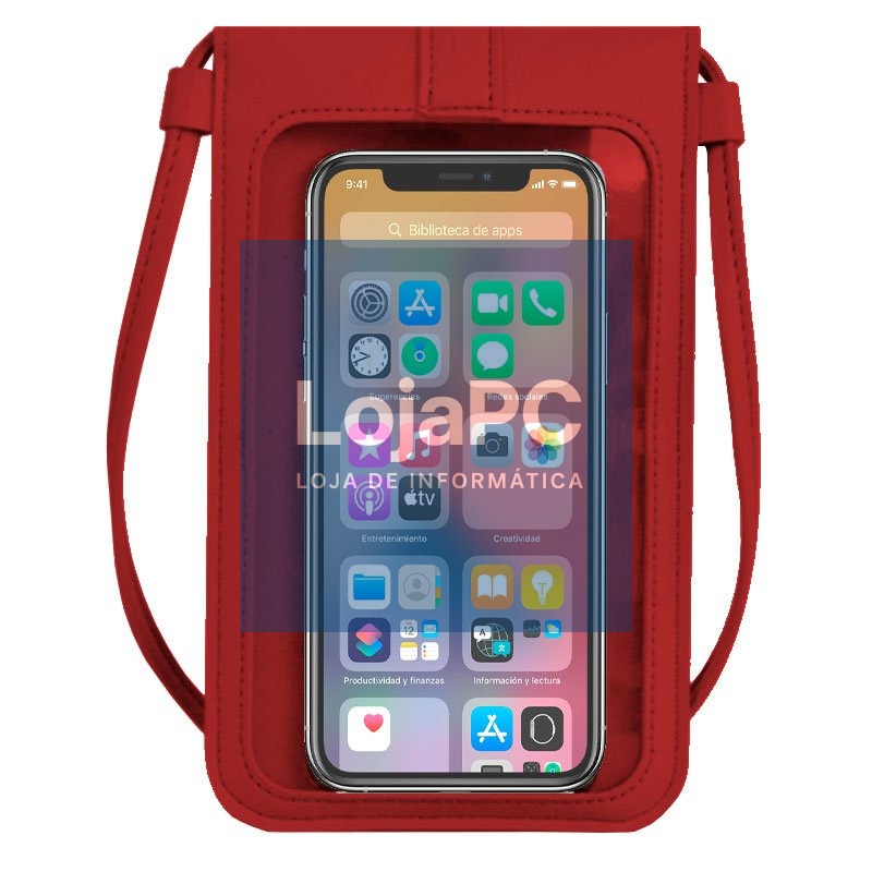 Universal Bag Basic Cover Up to 6.7 in. COOL Maroon — imagem 3