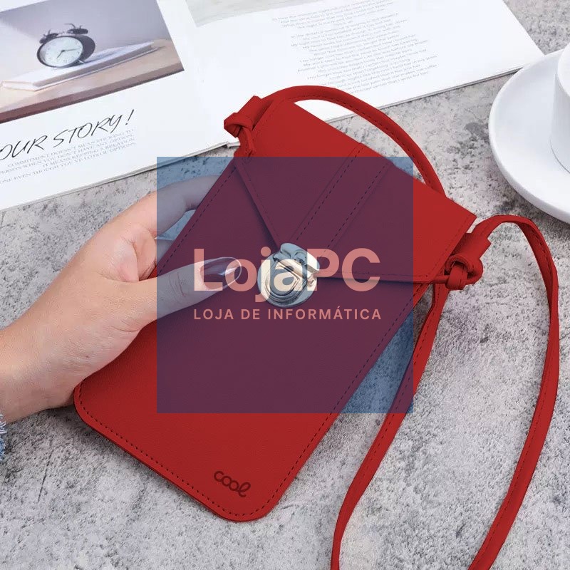Universal Bag Basic Cover Up to 6.7 in. COOL Maroon — imagem 4