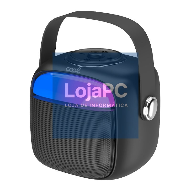 Universal Bluetooth Music Speaker 6W COOL Mini Karaoke + Microphone Black — imagem 2