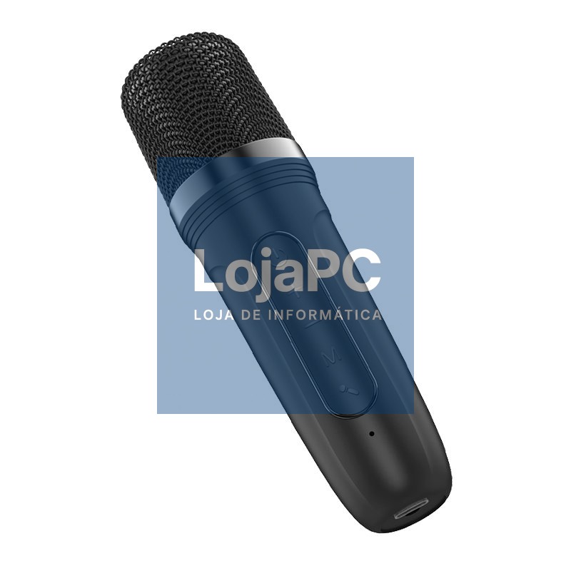 Universal Bluetooth Music Speaker 6W COOL Mini Karaoke + Microphone Black — imagem 4