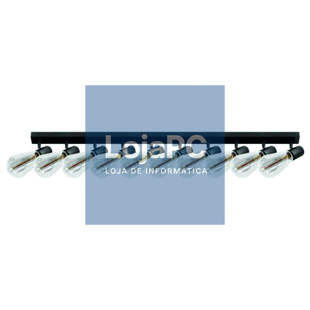Candeeiro LED Teto/Parede 10xE27 10x60W IP20 RIO