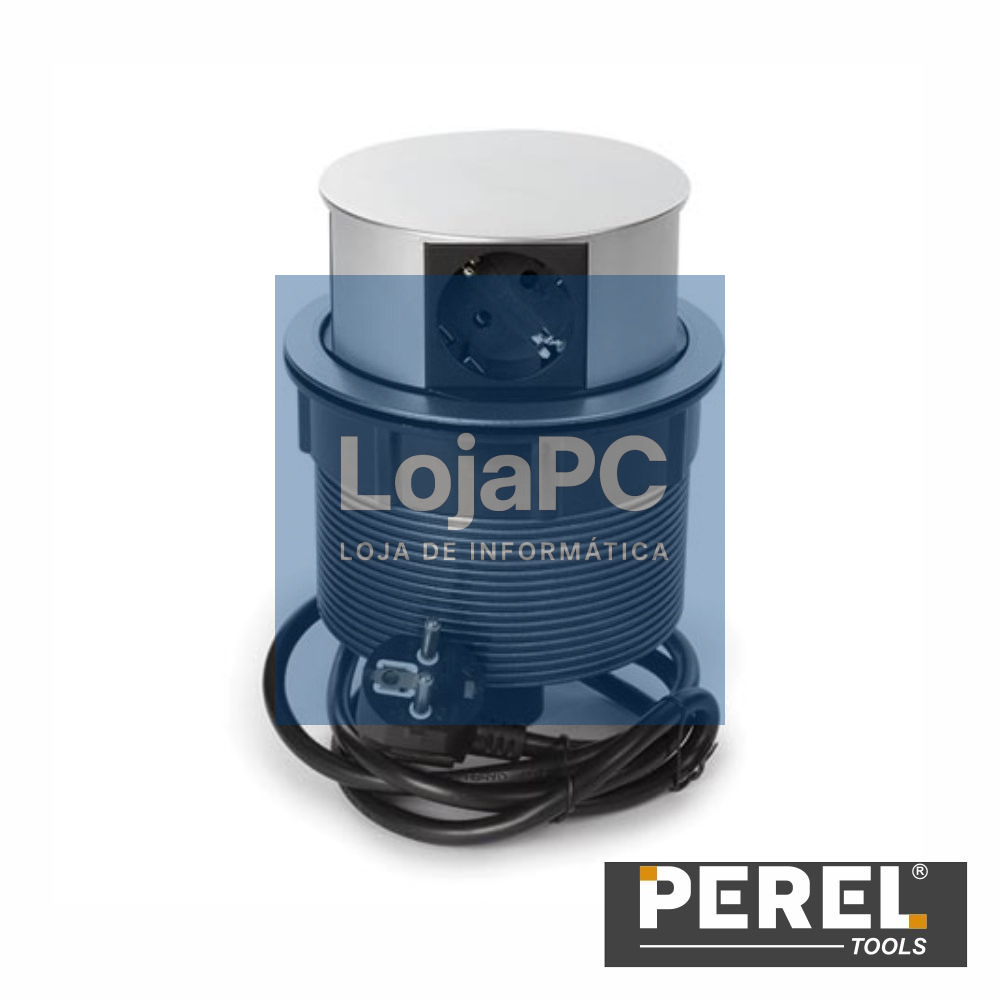Tomada Elétrica C/ 4 Saídas Proteção P/ Secretária Perel
