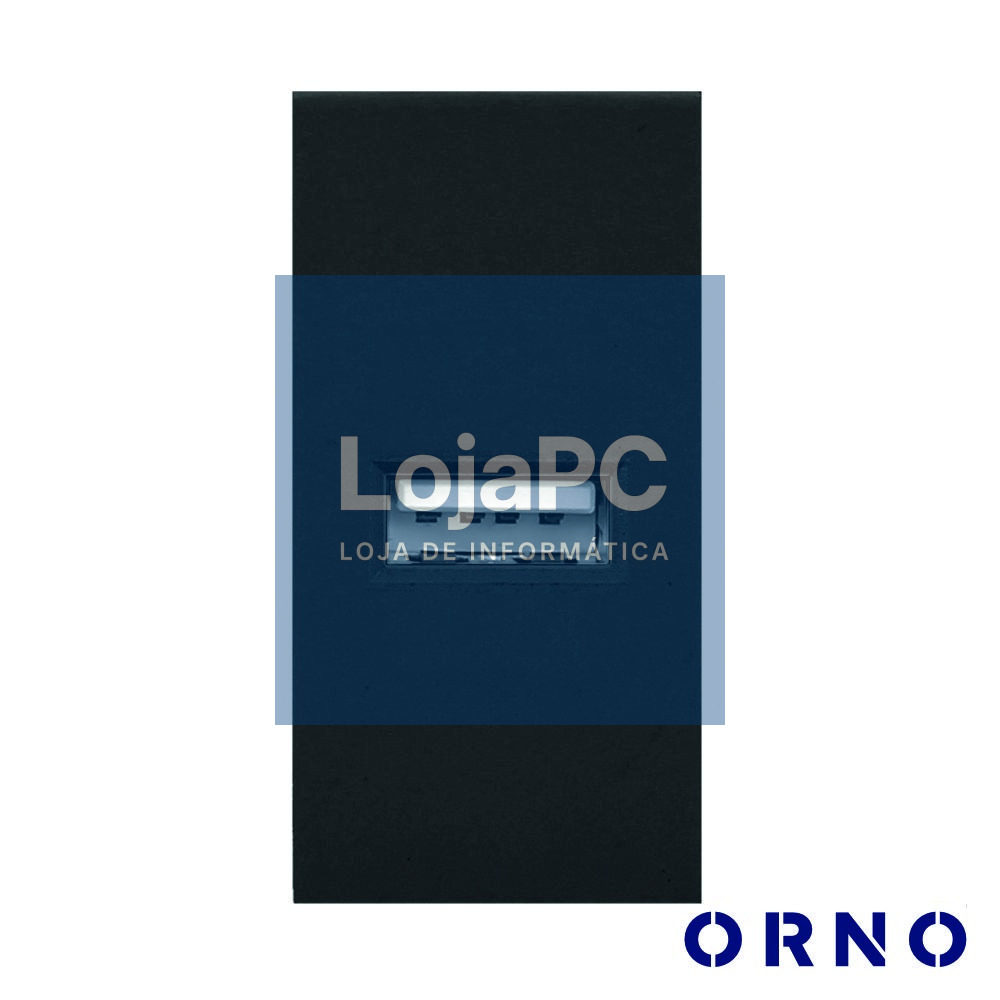 Módulo USB 22.5x45mm P/ Encastrar OR-GM-9010/B ORNO