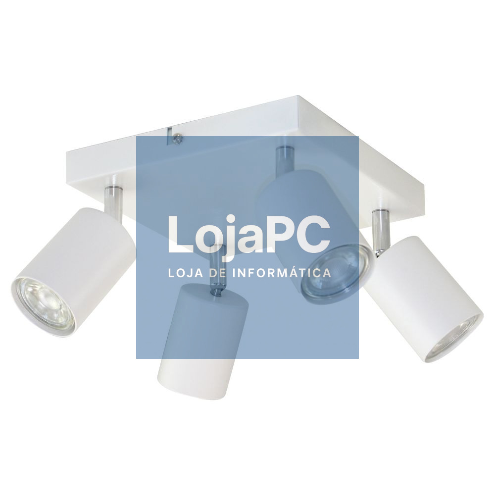 Candeeiro LED Teto/Parede 4x50W 140mm Branco ADVITI