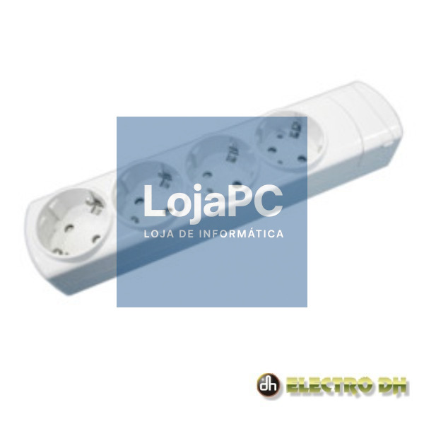 TOMADA ELÉTRICA C/ 4 SAÍDAS SCHUKO EDH