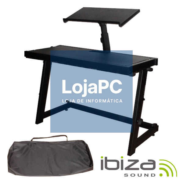 SUPORTE DJ ESTRUTURA AÇO 68-92CM C/ SACO IBIZA