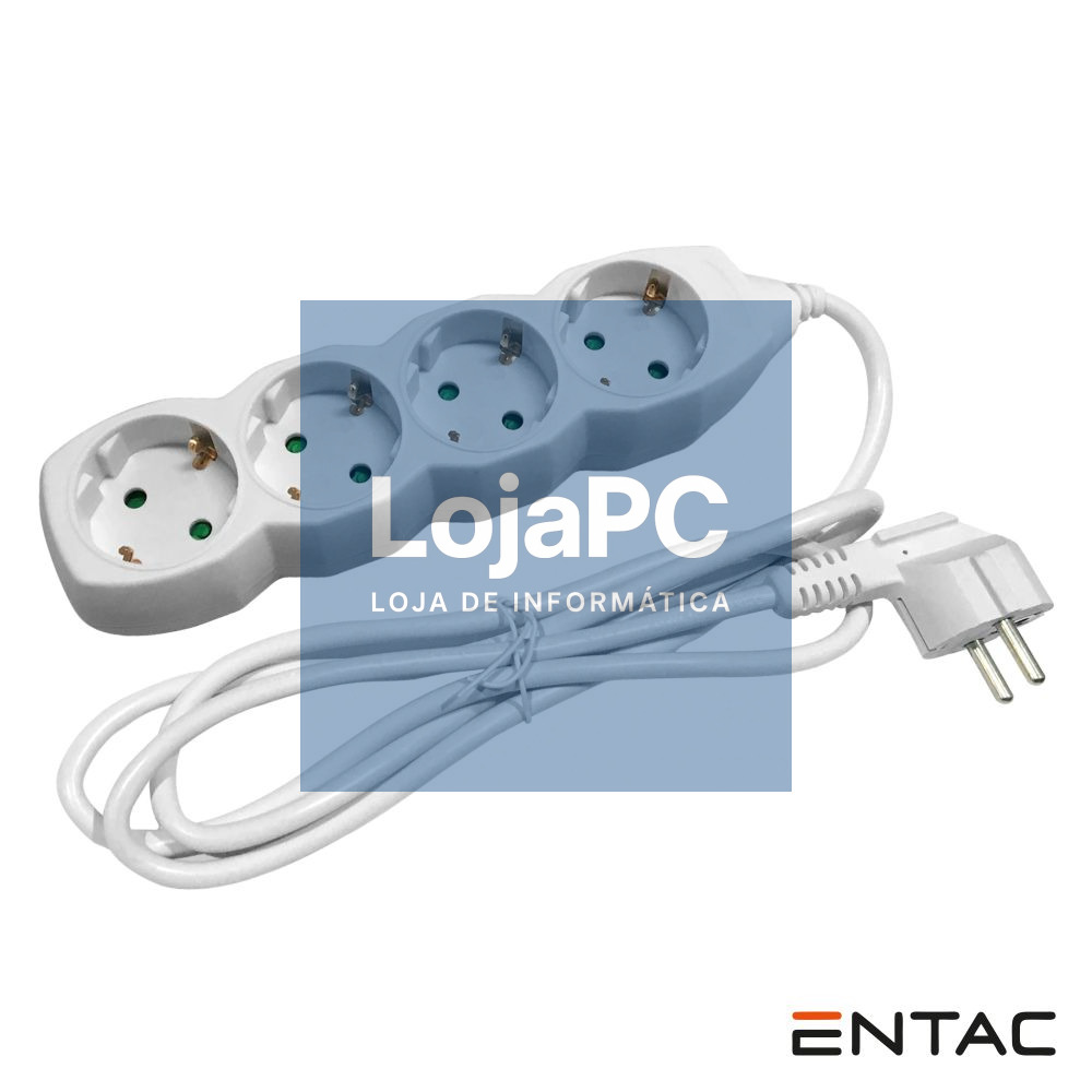 Tomada Elétrica C/ 4 Saídas 1.5m Entac