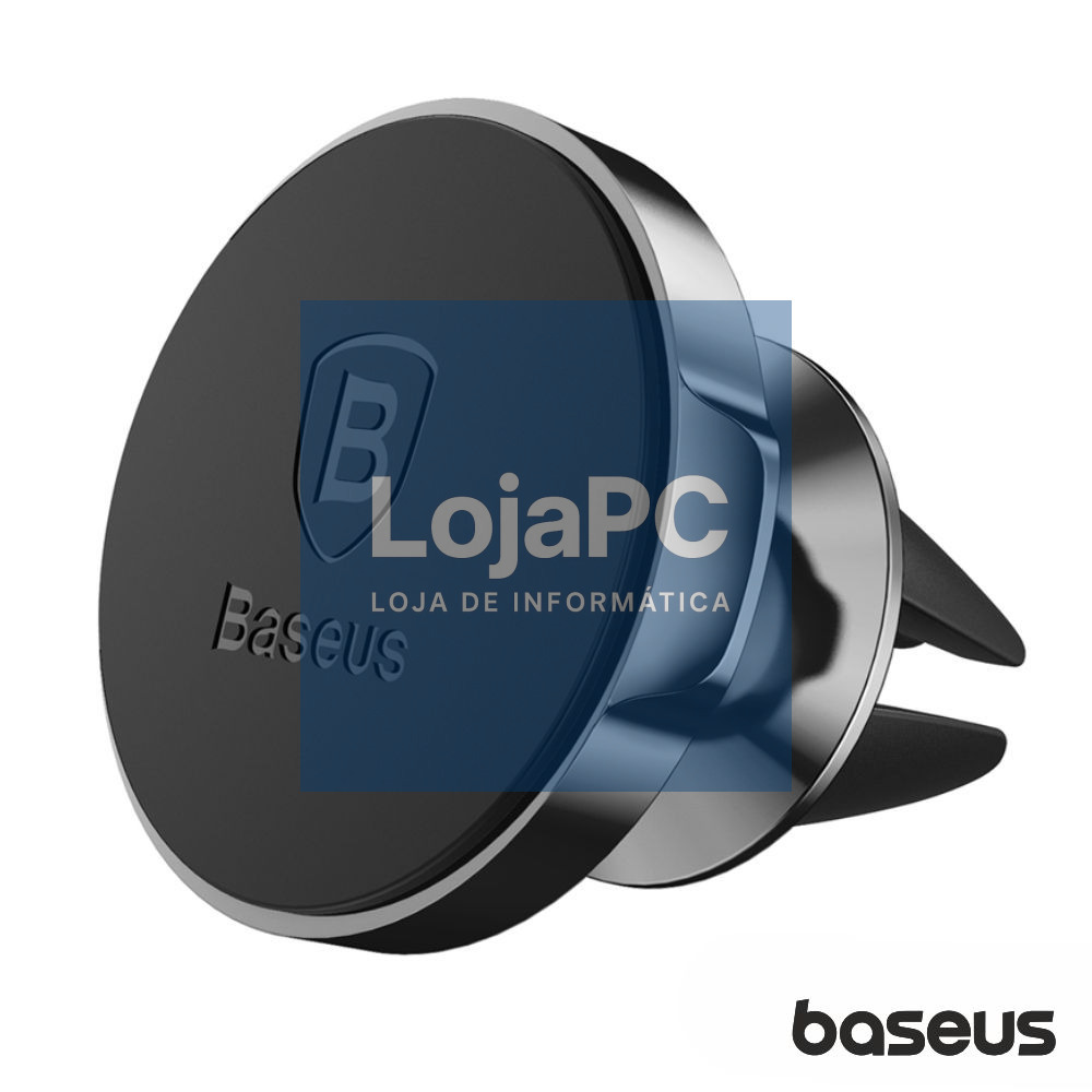 Suporte Magnético Universal Telemóvel Metálico Preto BASEUS