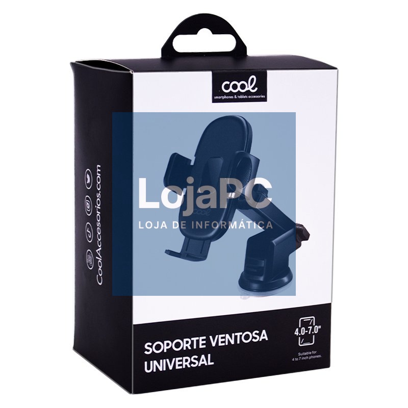 Universal Car Holder Suction Cup One Click COOL Black — imagem 2