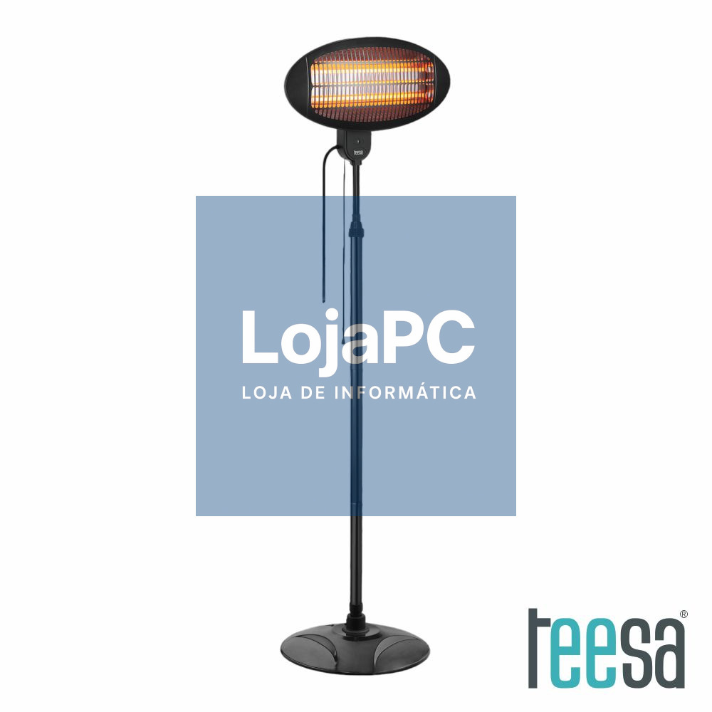 Aquecedor De Pátio C/ Pé 2000W IPX4 TEESA