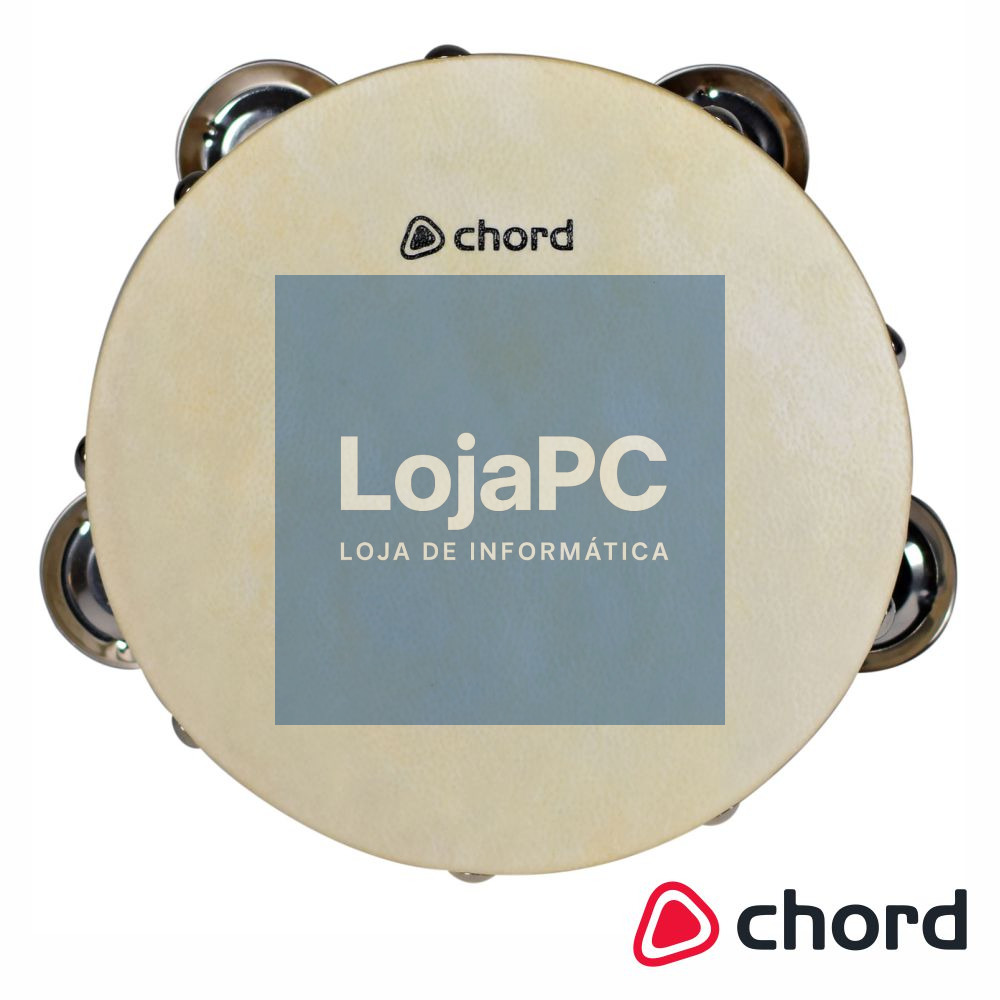 Pandeireta C/ Pele 15cm CHORD