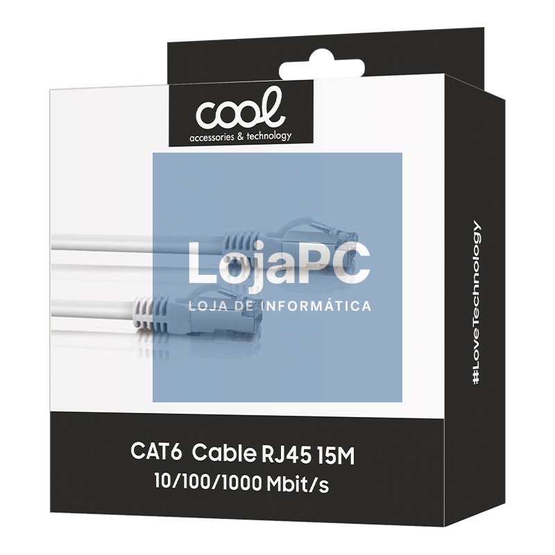 Universal CAT6 RJ45 Internet Cable (15 meters) COOL — imagem 4
