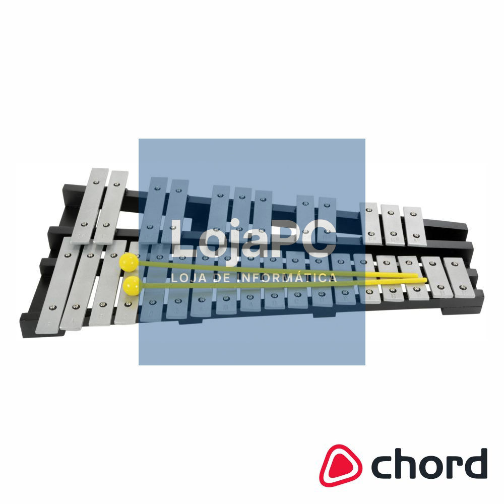 Xilofone Glockenspiel Cromático 30 Notas C/ Bolsa CHORD