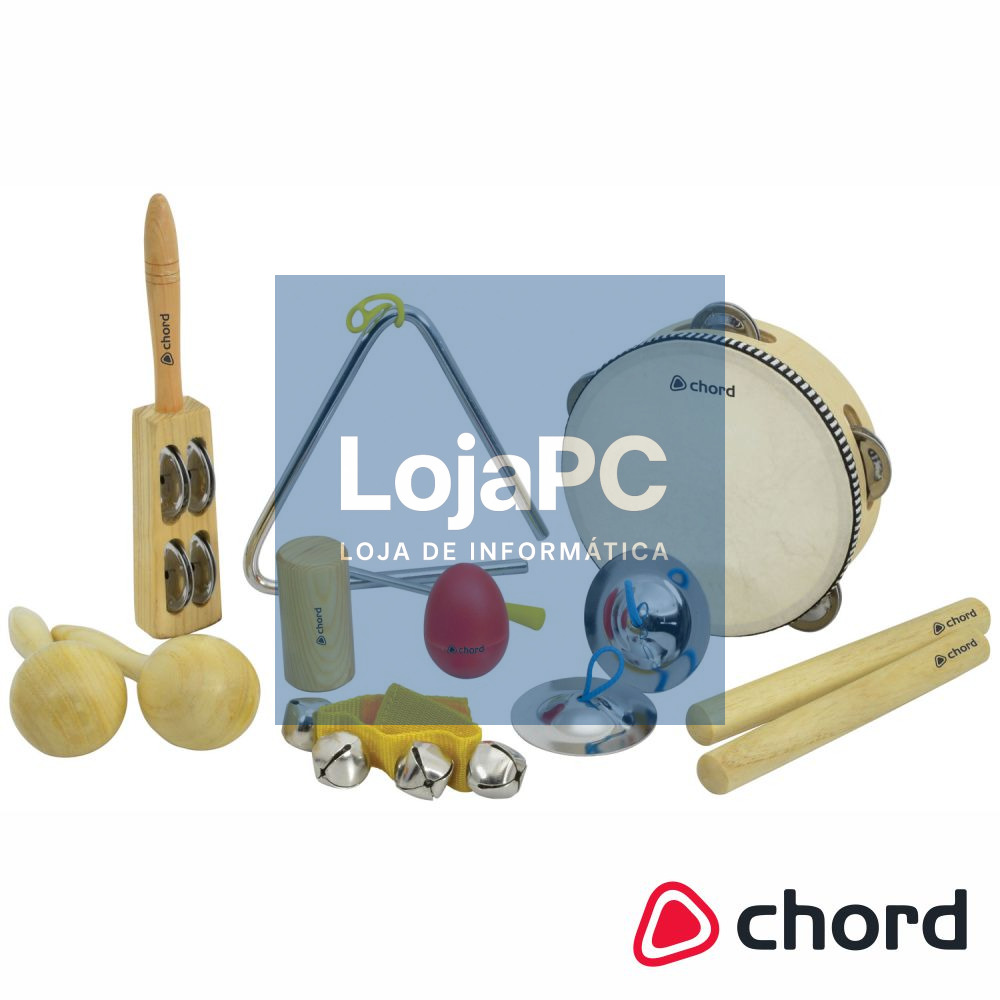 Conjunto De Percussão 9 Instrumentos CHORD