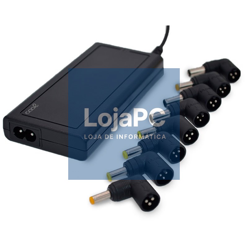 Universal Computer Network Charger. Portable 90w Automatic COOL Slim + 10 conn. (USB QC3.0)