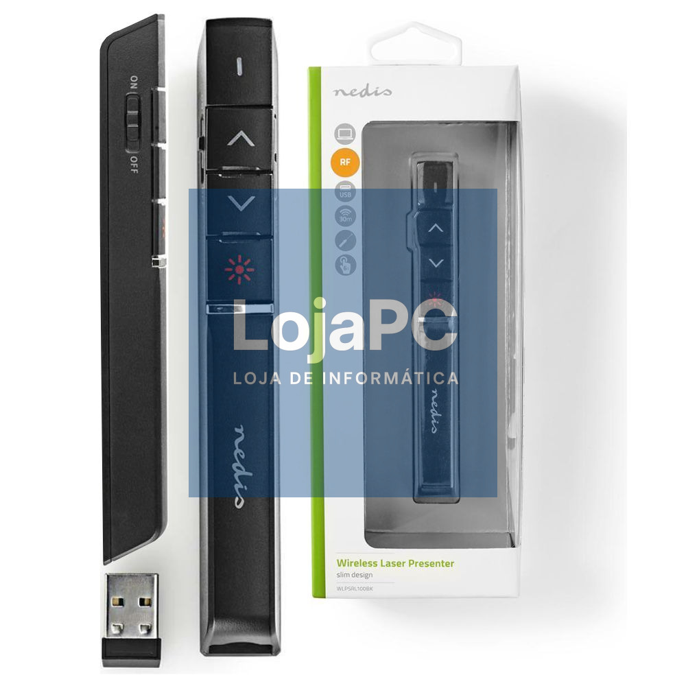 Ponteiro Laser Para Apresentações Wireless NEDIS