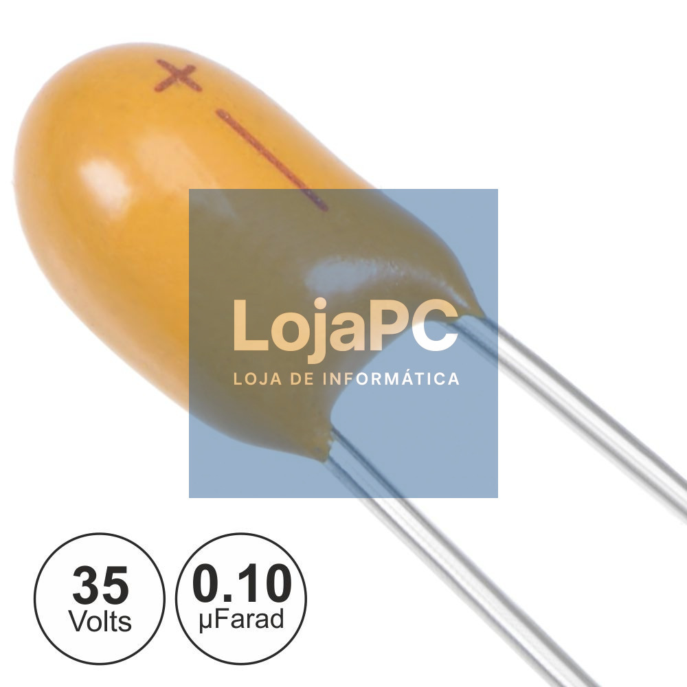 Condensador Tântalo 0.10µf 35V VELLEMAN