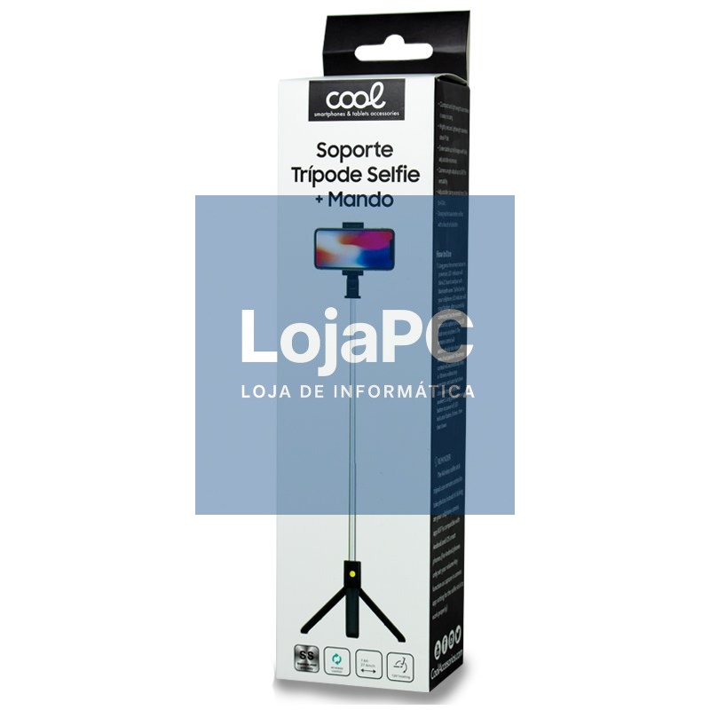 Universal Extendable Tripod Support COOL + Bluetooth Selfie Remote — imagem 3