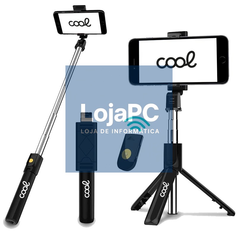 Universal Extendable Tripod Support COOL + Bluetooth Selfie Remote — imagem 4