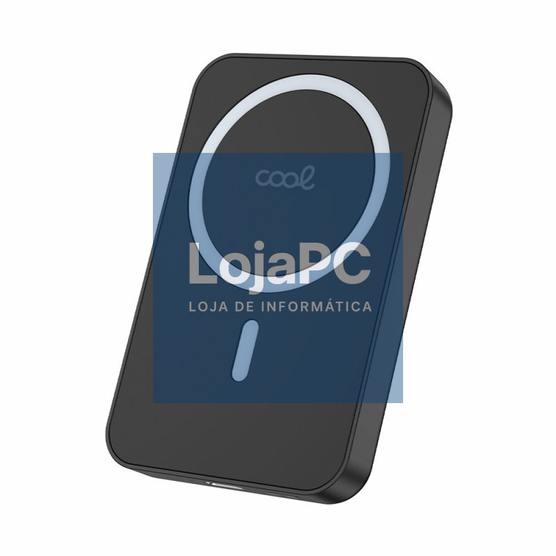 Universal External Battery MAGNETIC Power Bank Qi 5000 mAh COOL Black