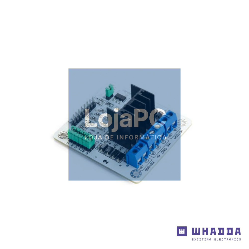 Módulo Controlador de 2 Motores DC ou 1 Stepper WHADDA