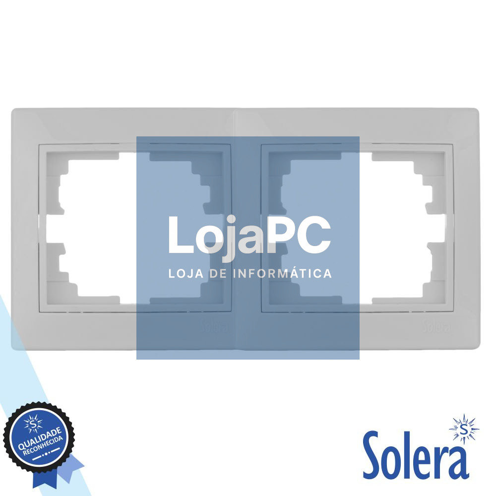 Espelho P/ 2 Interruptores/Tomadas SOLERA