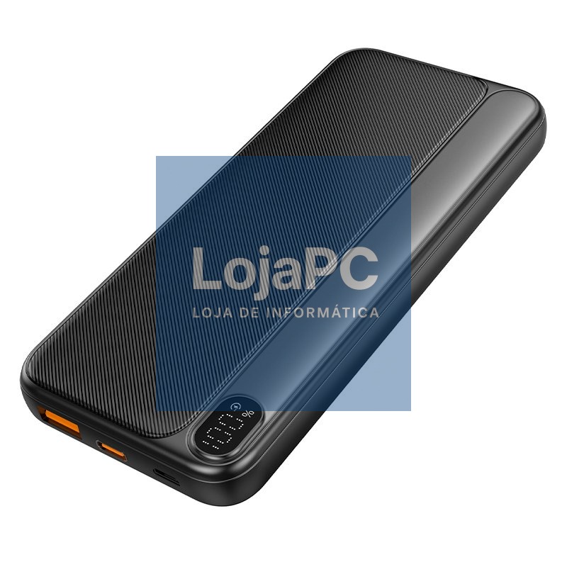 Universal External Battery Power Bank 10.000 mAh (Type-C / Lightning) COOL Grip Black — imagem 3