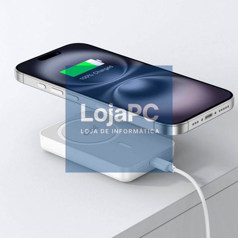 Universal External Battery Power Bank 10.000 mAh Magnetic COOL White — imagem 2