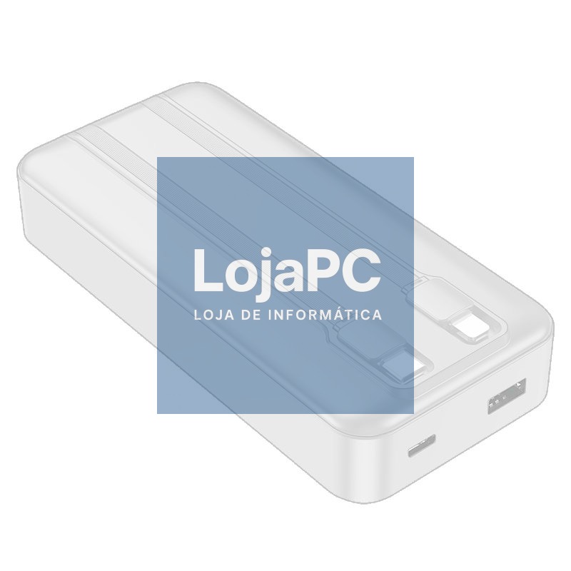Universal External Battery Power Bank 22.5W 20.000 mAh (Type-C / Lightning) COOL White — imagem 3