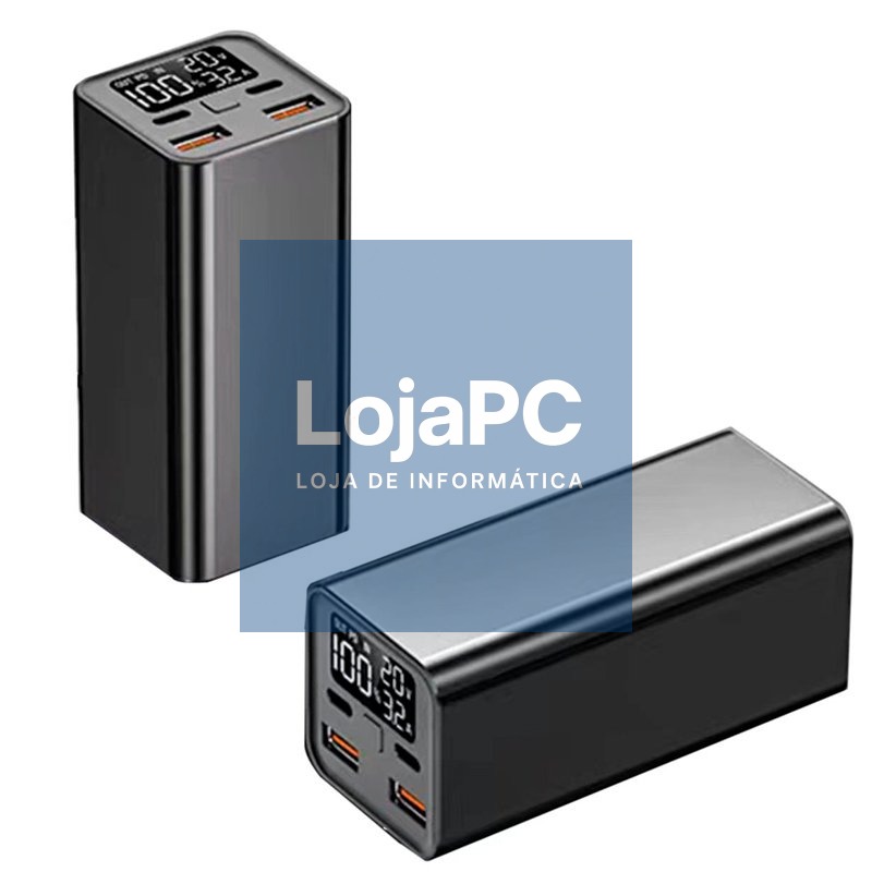 Universal External Battery Power Bank 65W 20,000 mAh (Laptops) COOL Gray — imagem 4
