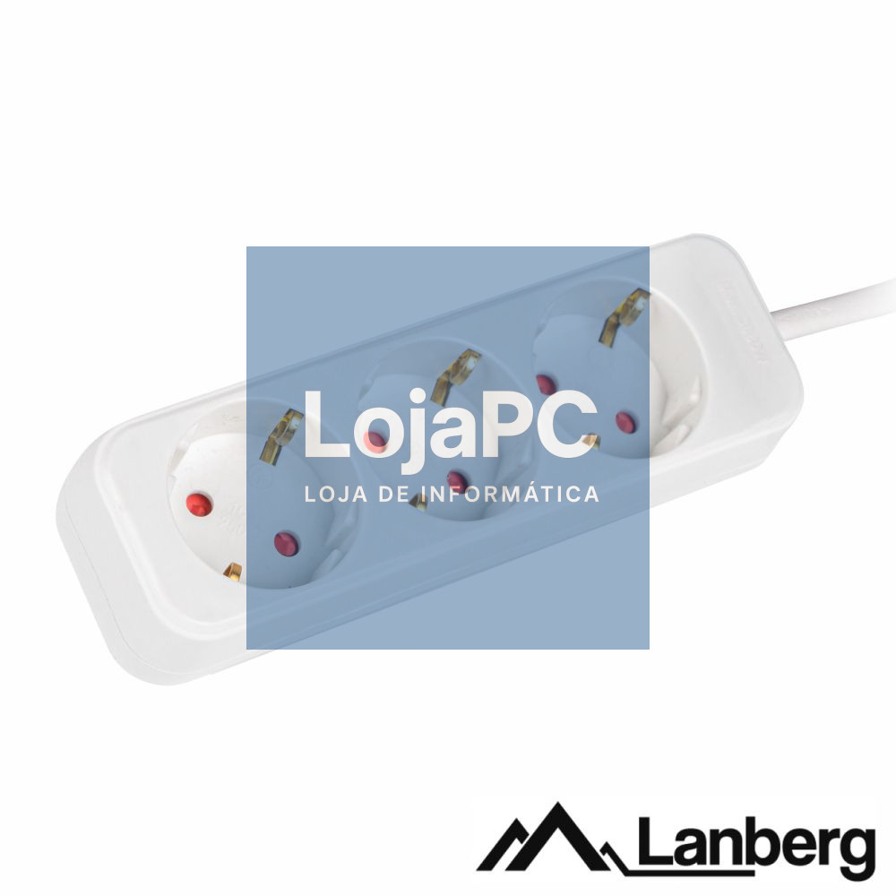 Extensão Elétrica 3x Schuko LANBERG
