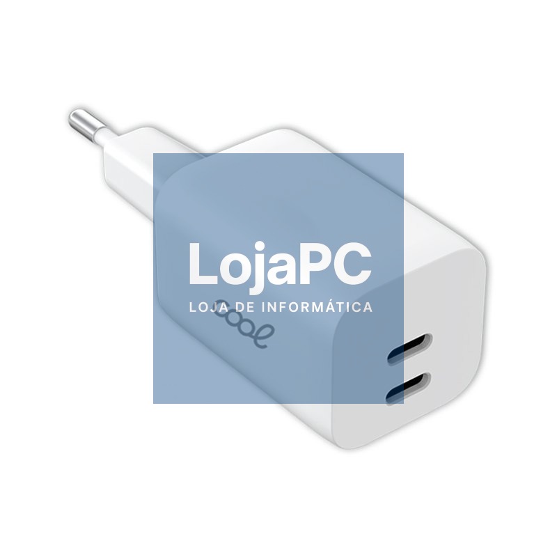 Universal Fast Charger (PD) Dual 2 x Type-C COOL (35W) White — imagem 4