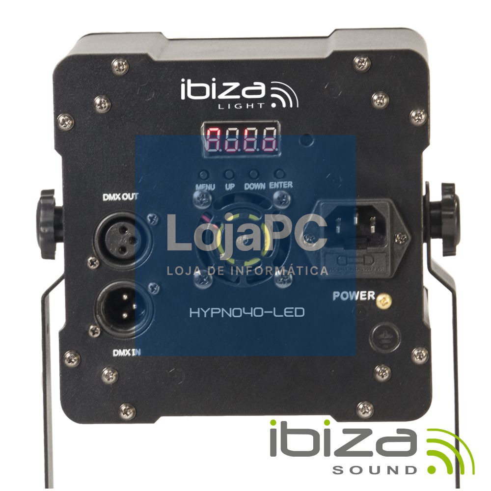 PROJETOR LUZ C/ 4 LEDS RGBW 10W PSICADÉLICO DMX IBIZA