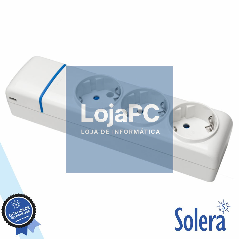 Extensão Elétrica 3x Schuko ION SOLERA
