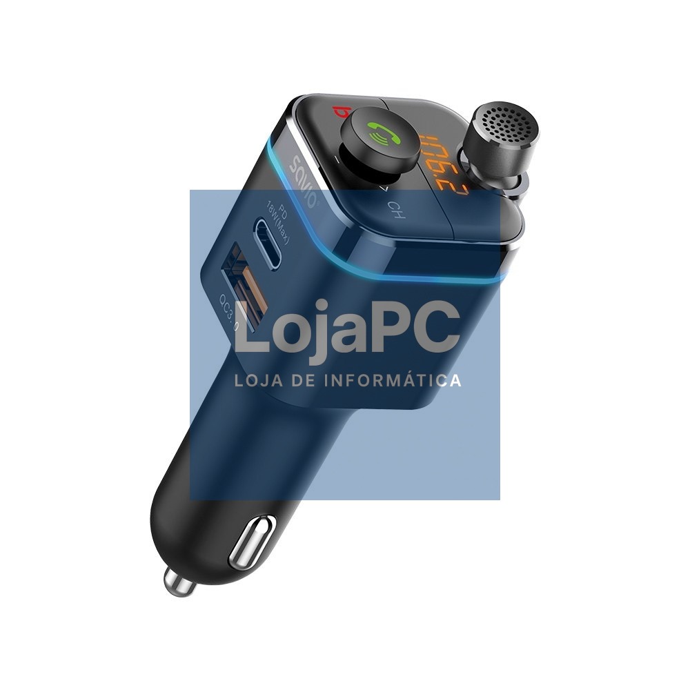 SAVIO TR-12 BLUETOOTH CAR FM TRANSMITTER