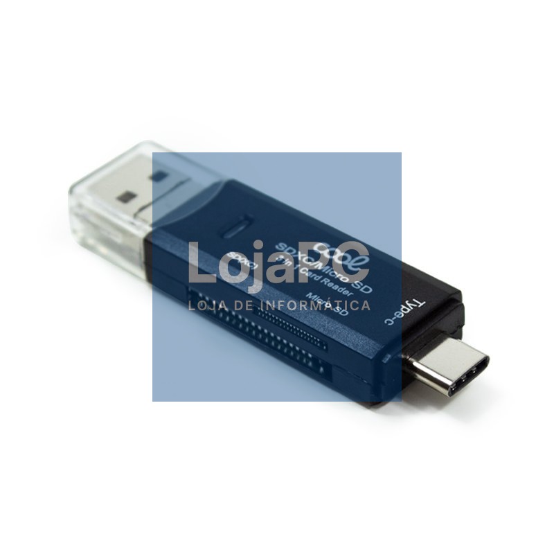 Universal Memory Card Reader COOL 3 in 1 (Type-C / Micro-USB / USB)