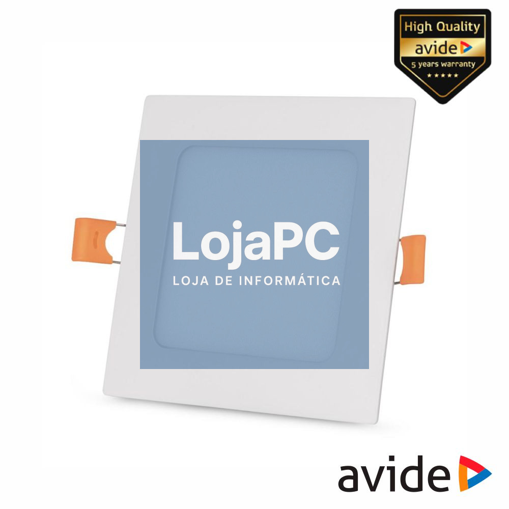 Painel LEDS Quadrado CCT 6W 116mm 420lm AVIDE