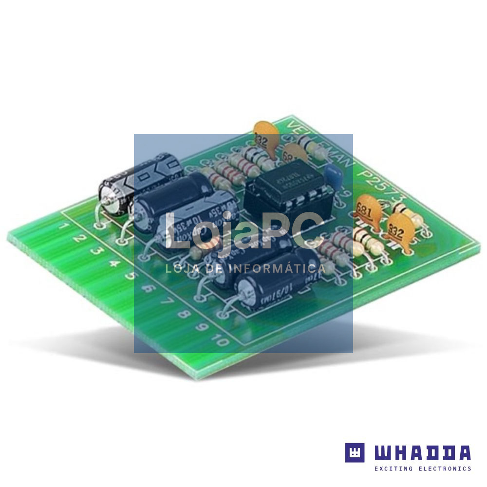 Kit de Montagem Pré-Amplificador Stereo Universal WHADDA