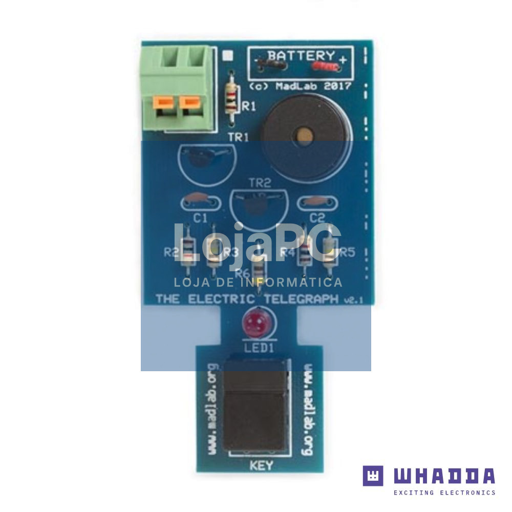 Mini Kit Telégrafo Elétrico MadLab WHADDA