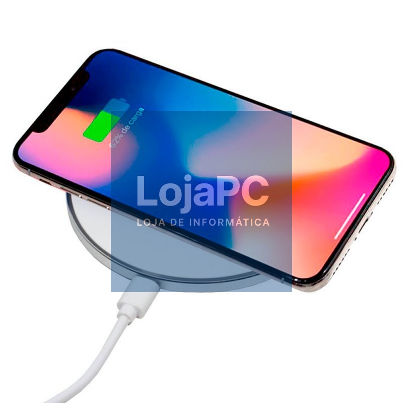 Universal Qi Wireless Smartphone Charger Dock Base COOL White — imagem 4