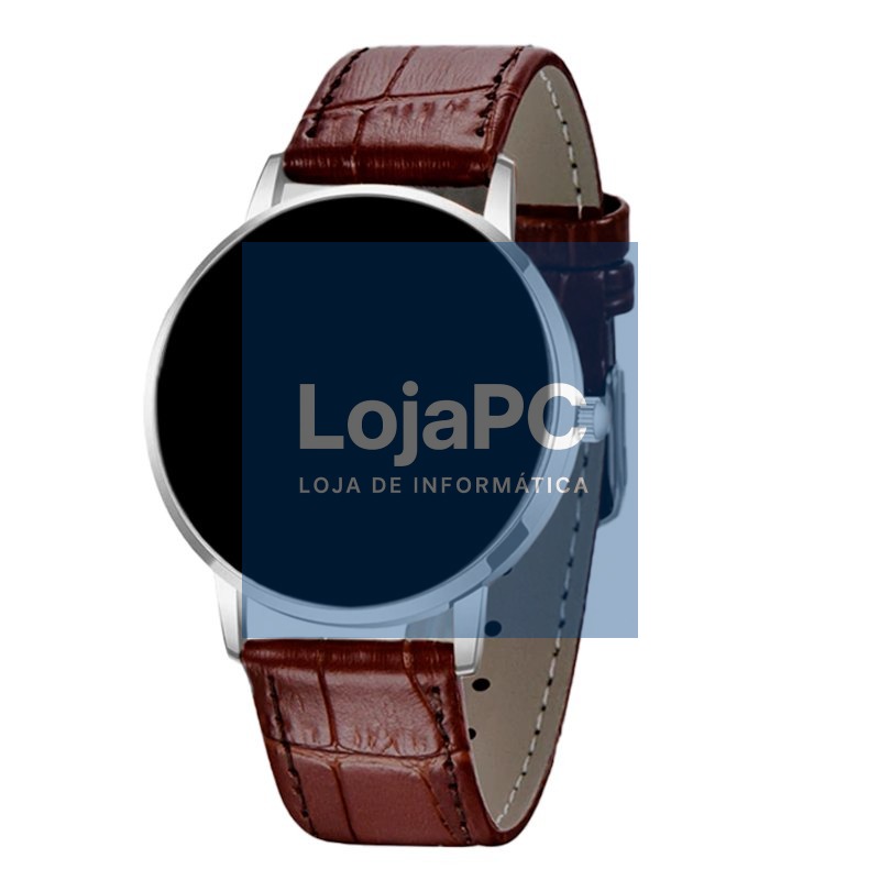 Universal Strap 20mm Amazfit Bip / GTS / Bip Lite / Huawei / Samsung / COOL Brown Leatherette — imagem 2