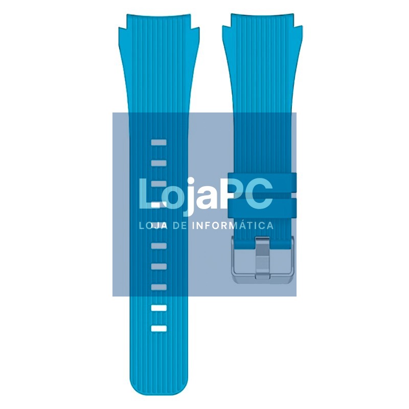 Universal Strap 20mm Amazfit Bip / GTS / Bip Lite / Huawei / Samsung / COOL Light Blue Rubber