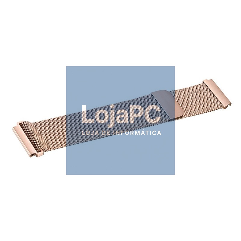 Universal Strap 20mm Amazfit Bip / GTS / Bip Lite / Huawei / Samsung / COOL Metal Rose Gold — imagem 3