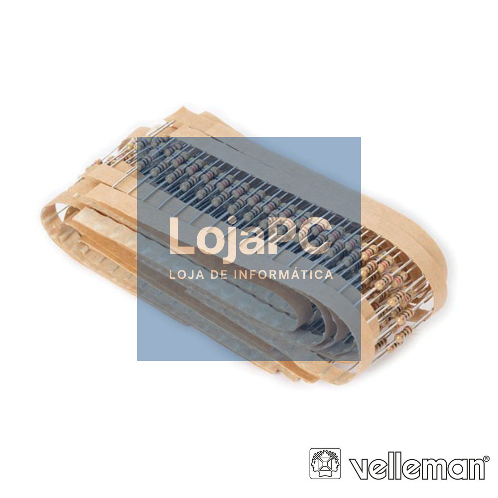 KIT DE 480 RESISTÊNCIAS 1/4W VELLEMAN
