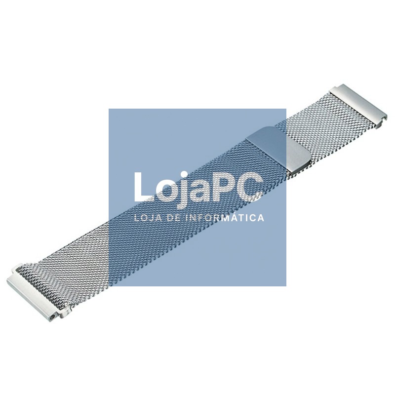Universal Strap 20mm Amazfit Bip / GTS / Bip Lite / Huawei / Samsung / COOL Metal Silver — imagem 3
