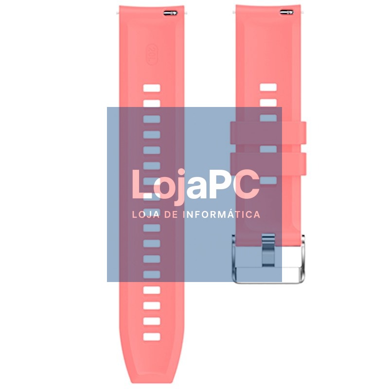 Universal Strap 20mm Amazfit Bip / GTS / Bip Lite / Huawei / Samsung / COOL Pink Rubber